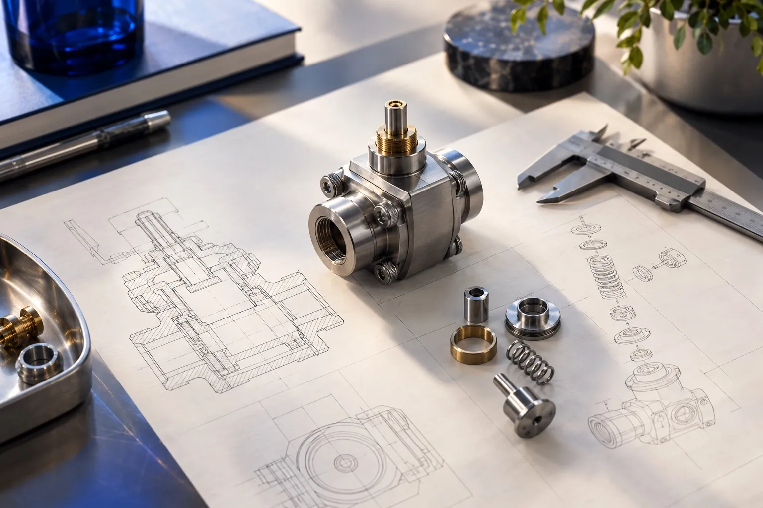 Pièce mécanique et dessins techniques pour l’analyse d’une invention brevetée