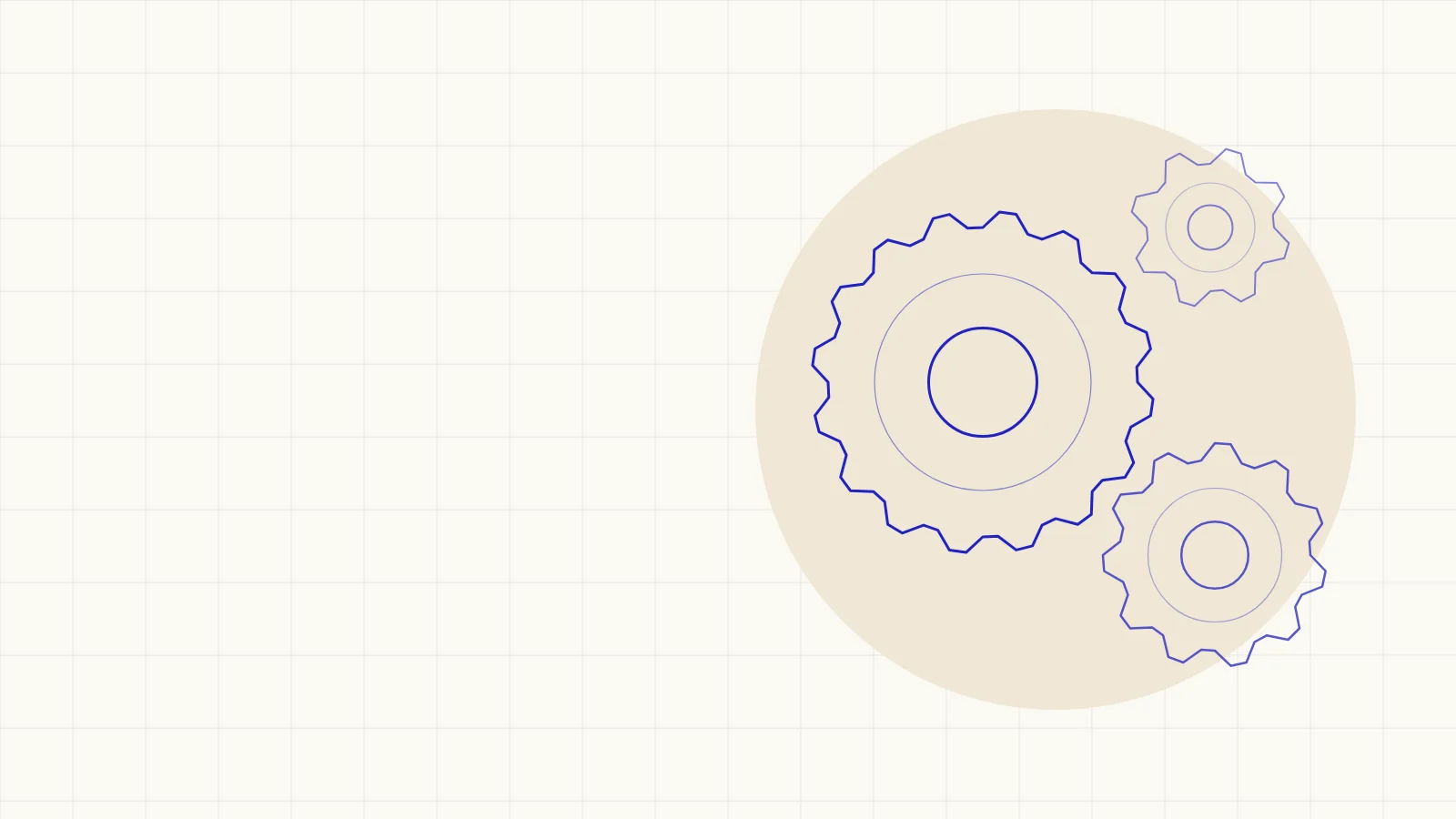 Stylised gears, illustrating patent litigation in mechanical engineering