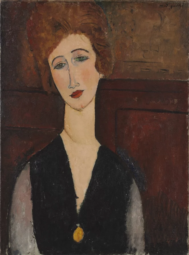 Portrait of a Woman, œuvre de Amedeo Modigliani.