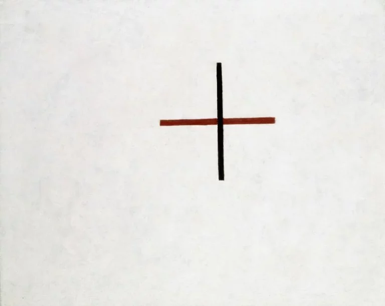 Suprematist Cross, œuvre de Kazimir Malevitch.