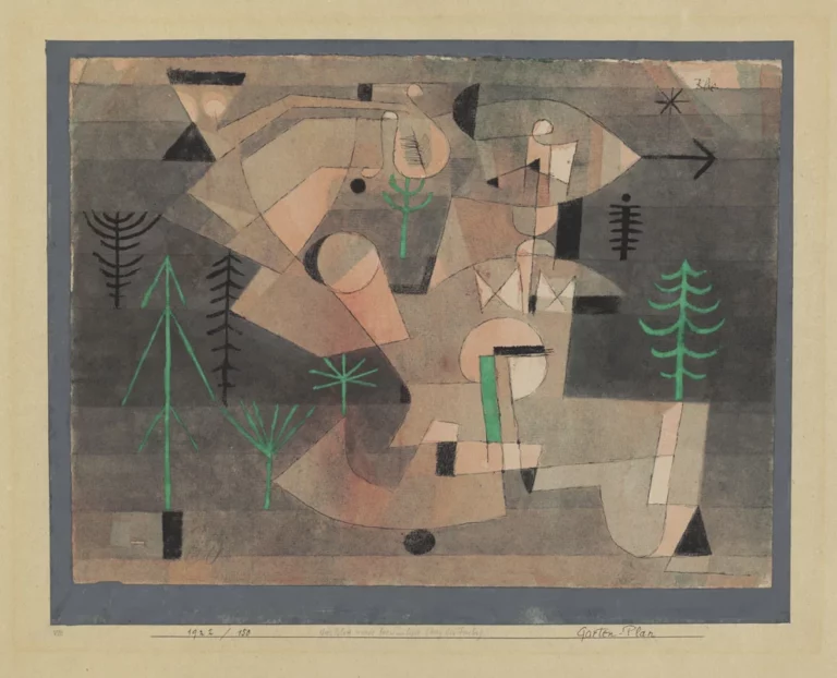 Garten-Plan, œuvre de Paul Klee.