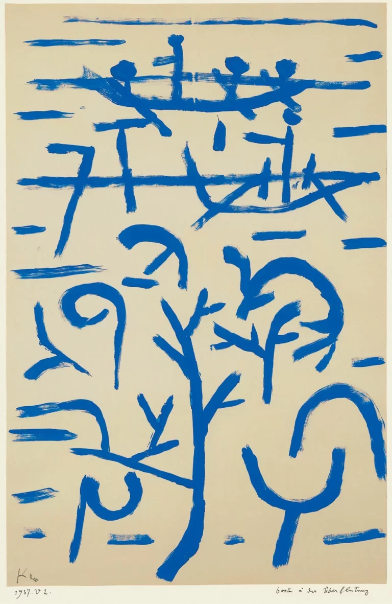 Boote in der Überflutung, œuvre de Paul Klee.
