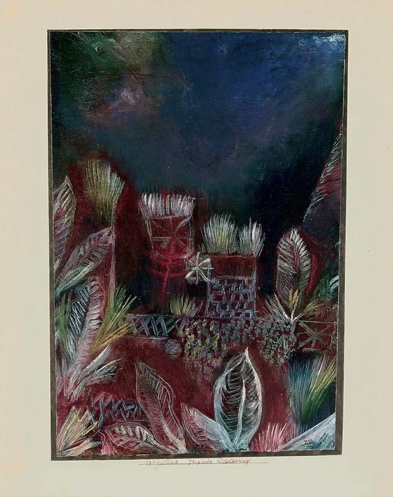 Tropische Dämmerung, œuvre de Paul Klee.