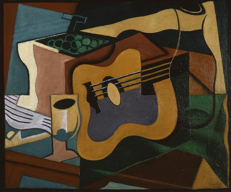Still Life with Guitar, œuvre de Juan Gris.
