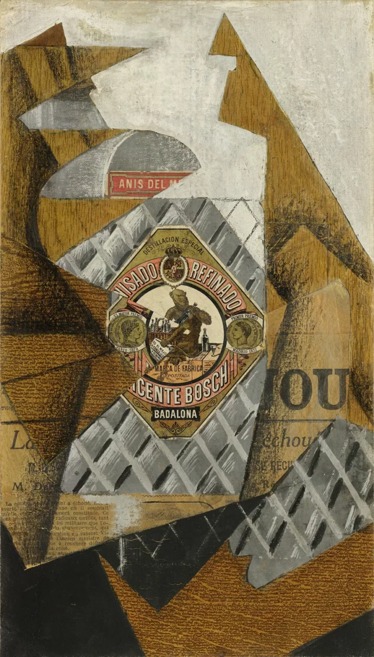 La Bouteille d’Anís del Mono, œuvre de Juan Gris.