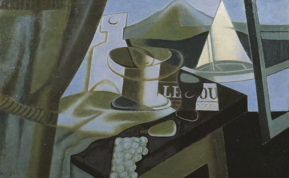 Overlooking the Bay, œuvre de Juan Gris.