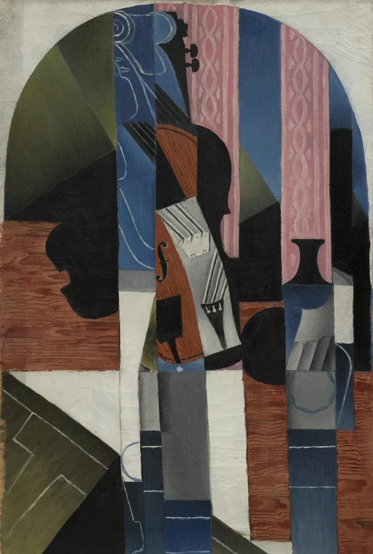Nature morte (Violon et encrier), œuvre de Juan Gris.