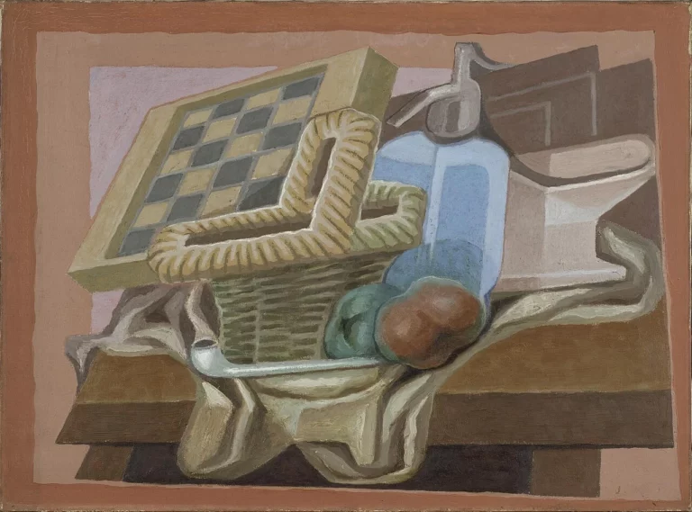 Basket and Siphon, œuvre de Juan Gris.