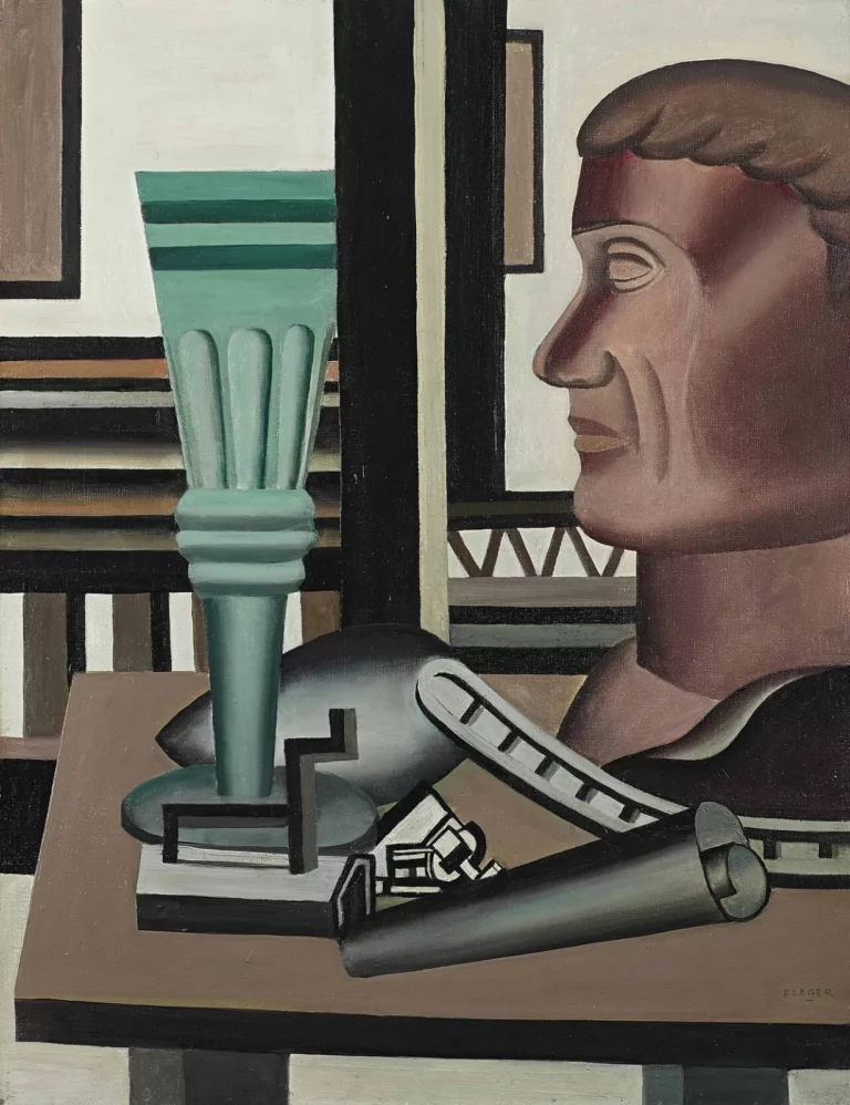 Nature morte au buste, œuvre de Fernand Léger.
