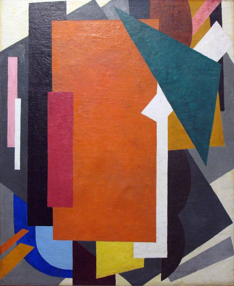 Painterly construction, œuvre de Lioubov Popova.
