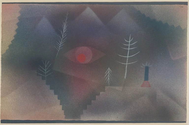 Blick einer Landschaft, œuvre de Paul Klee.