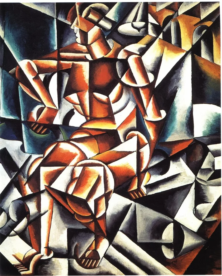 Man + Air + Space, œuvre de Lioubov Popova.