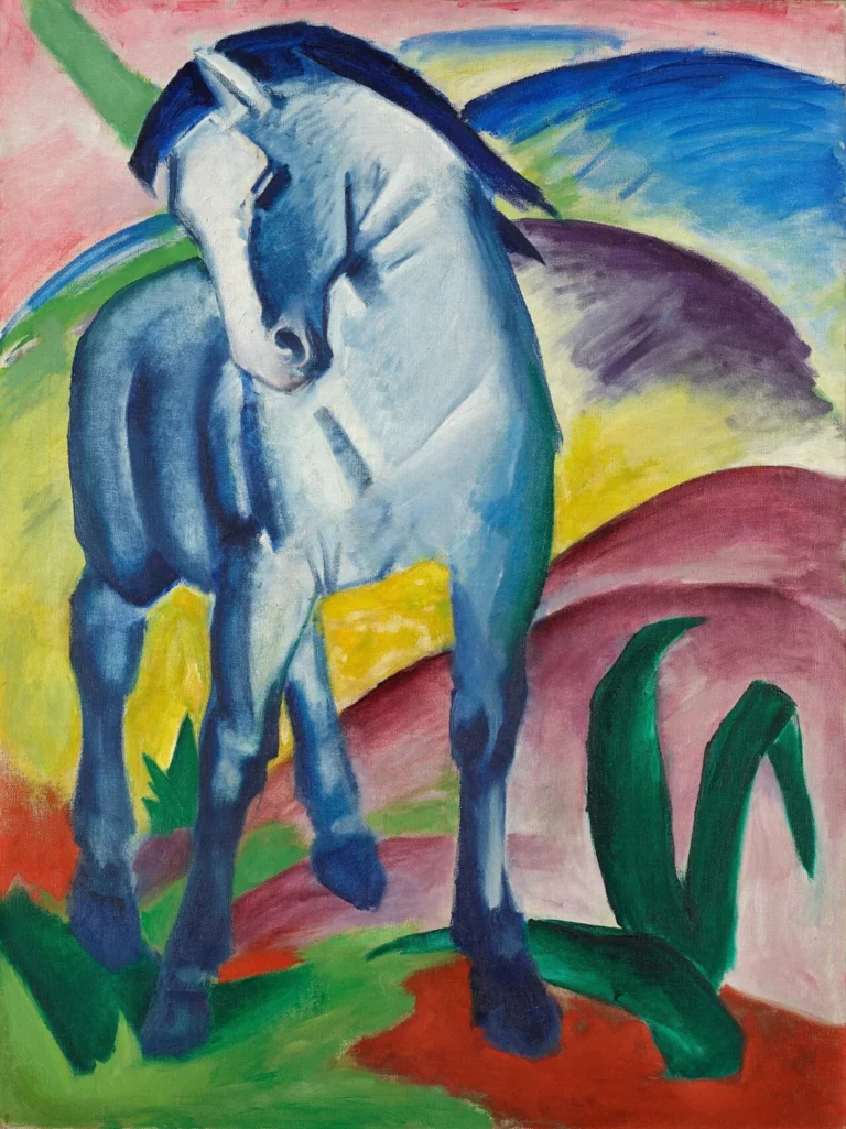 Blaues Pferd I, œuvre de Franz Marc.