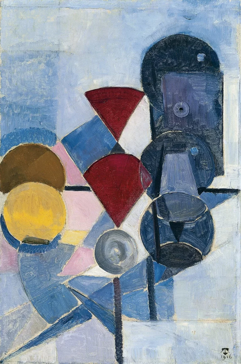 Composition II (Still Life), œuvre de Theo van Doesburg.