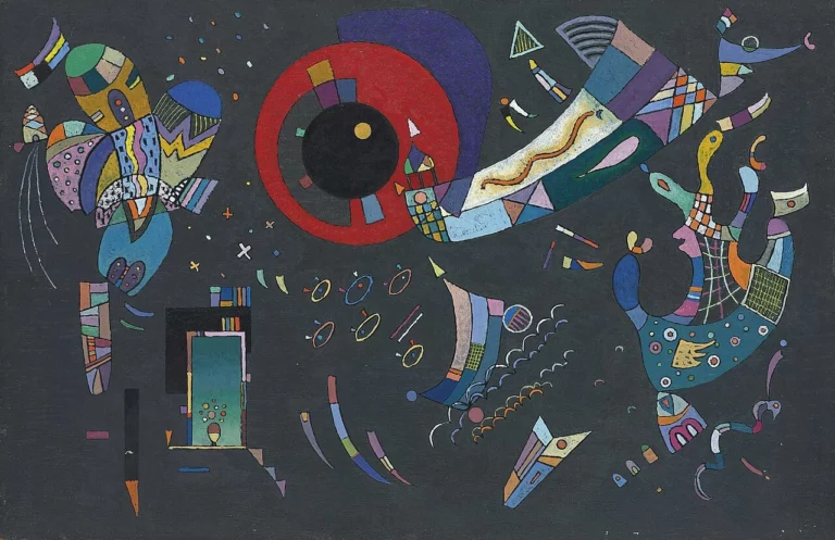 Around the Circle, œuvre de Vassily Kandinsky.