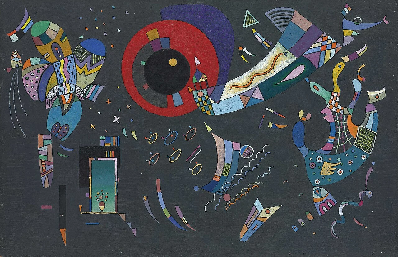 Around the Circle, œuvre de Vassily Kandinsky.