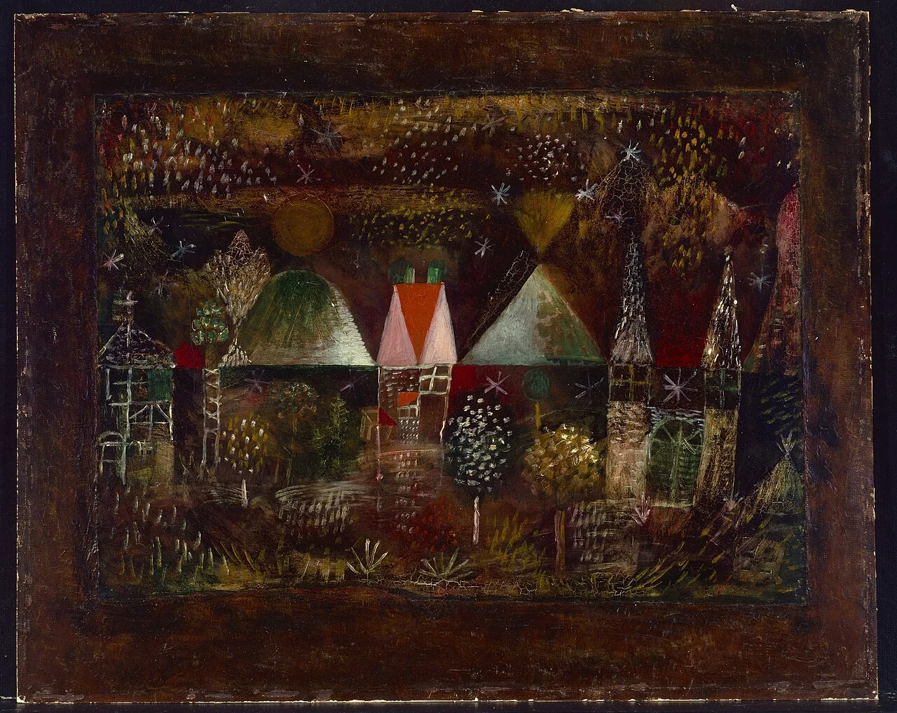 Night Feast, œuvre de Paul Klee.