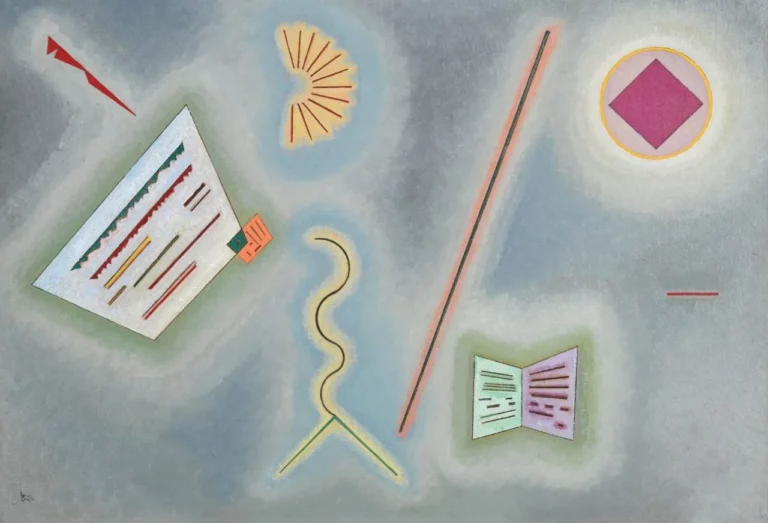 Surfaces and Lines, œuvre de Vassily Kandinsky.