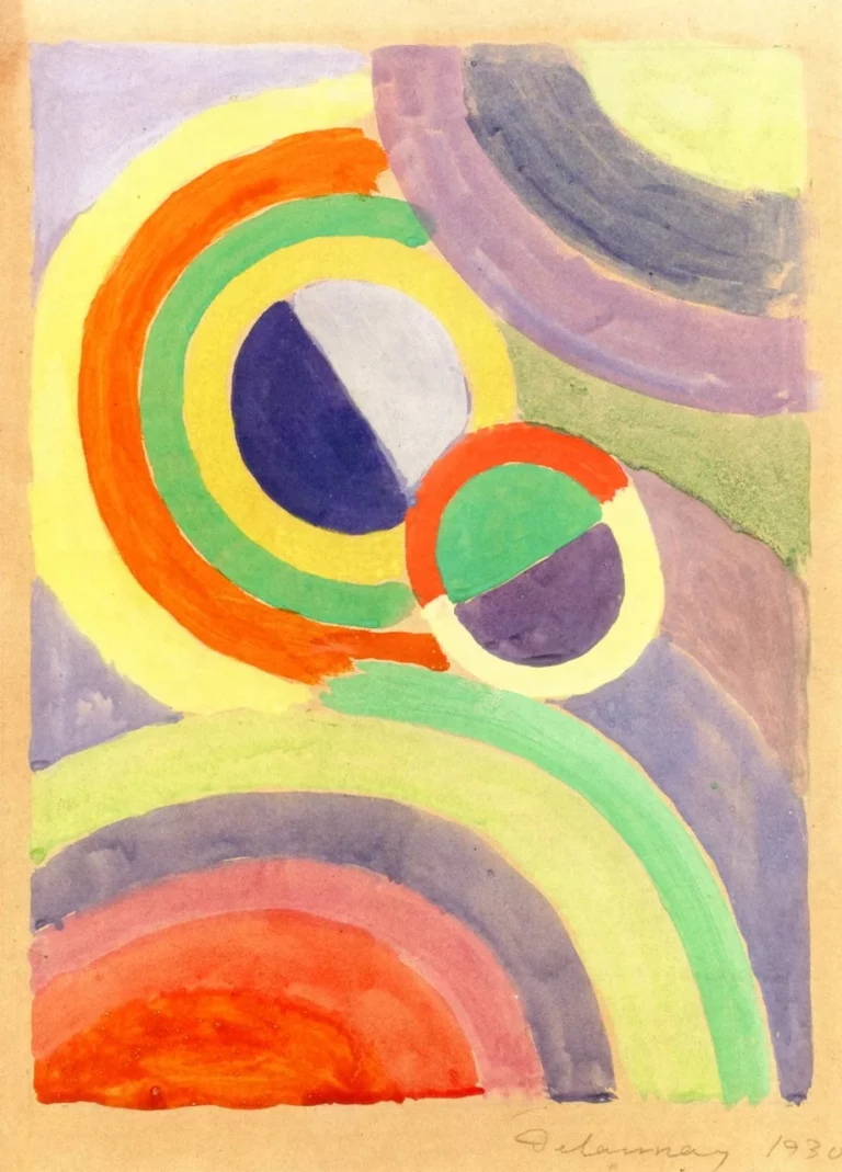 Composition, œuvre de Robert Delaunay.