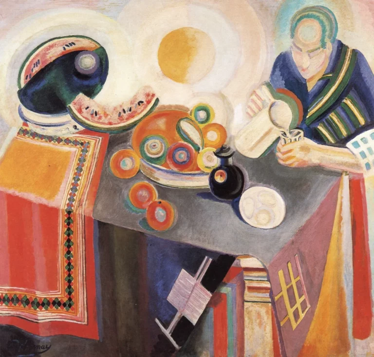 La Verseuse, œuvre de Robert Delaunay.