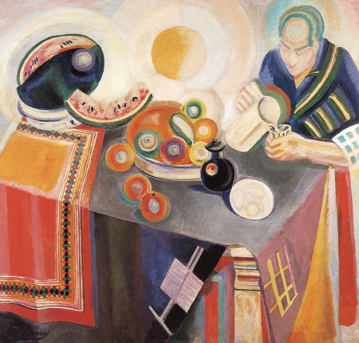 La Verseuse, œuvre de Robert Delaunay.