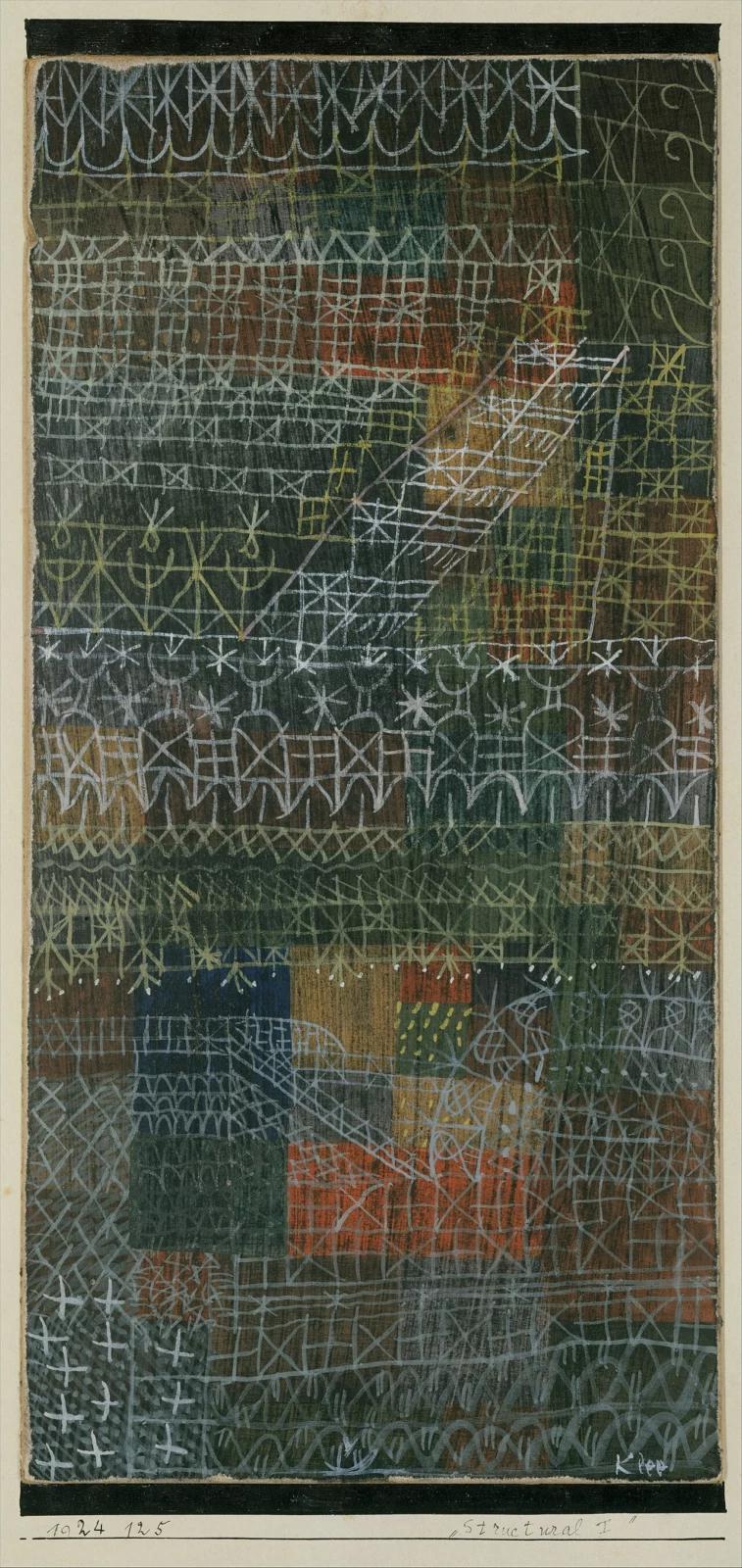 Structural I, œuvre de Paul Klee.