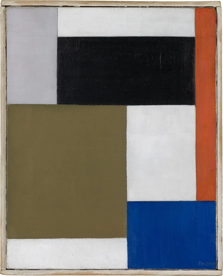 Composition 1923–1924, œuvre de Theo van Doesburg.