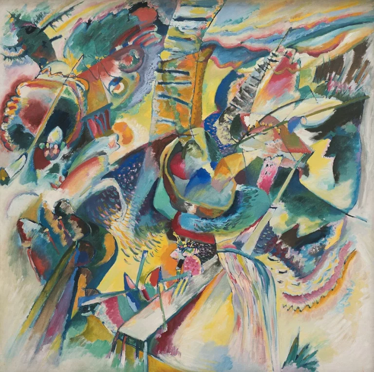 Improvisation Klamm, œuvre de Vassily Kandinsky.