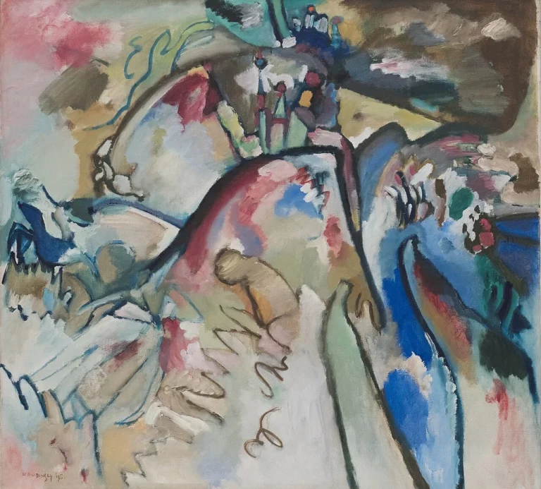 Improvisation 21a, œuvre de Vassily Kandinsky.