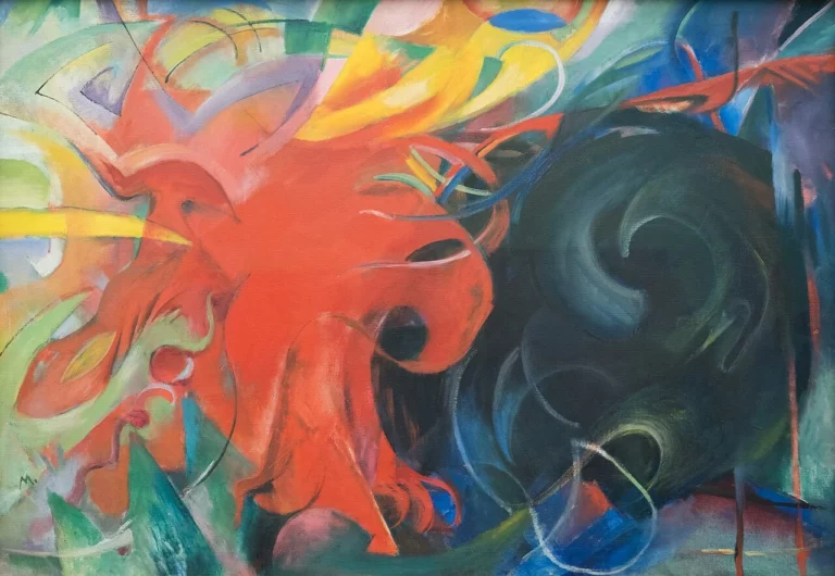 Kämpfende Formen, œuvre de Franz Marc.