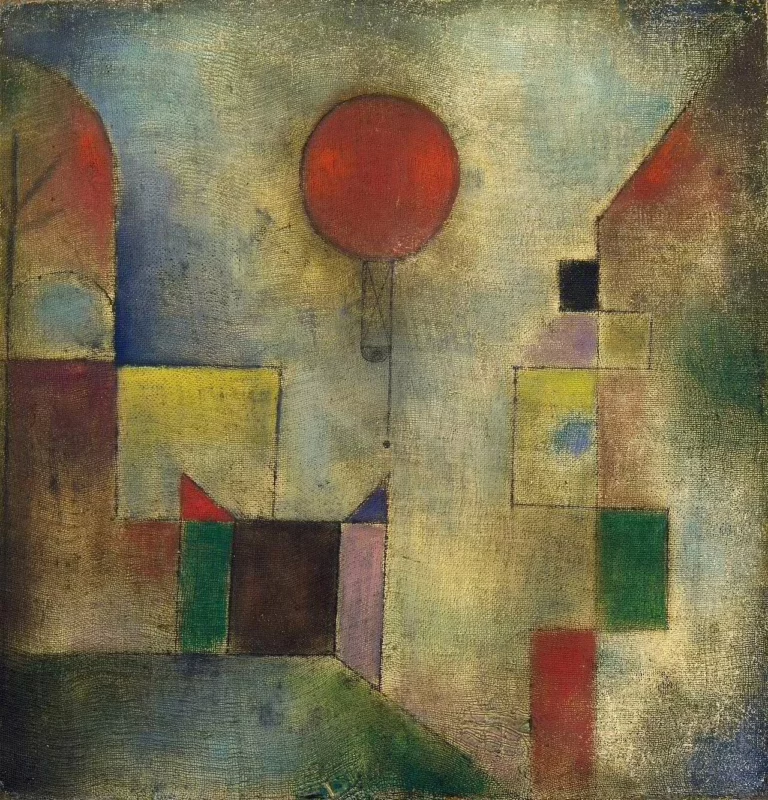 Red Balloon, œuvre de Paul Klee.