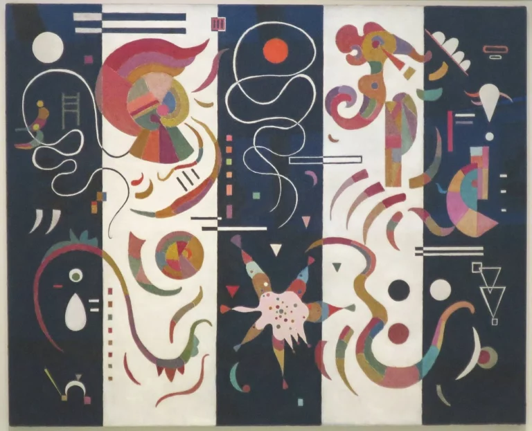 Striped, œuvre de Vassily Kandinsky.