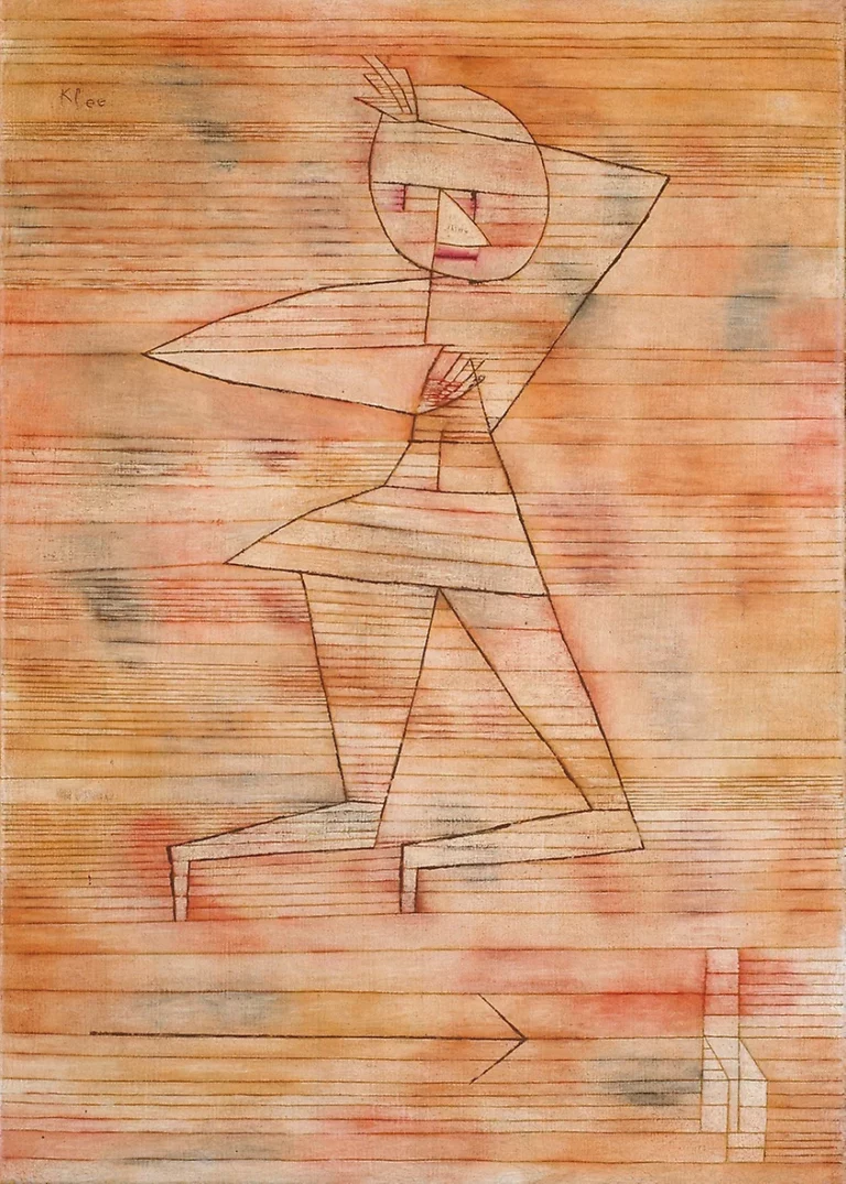 Fleeing Ghost, œuvre de Paul Klee.