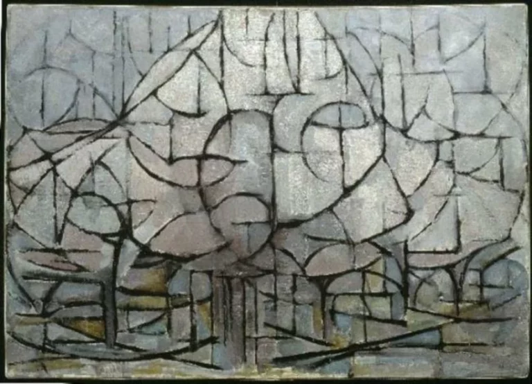 Flowering Trees, œuvre de Piet Mondrian.